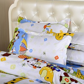 Floral Polyester / Poly/Cotton 4 Piece Duvet Cover Sets