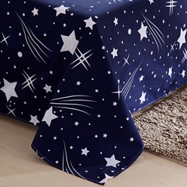 Meteor Bedsheet Pillowcases Duvet Cover(White)