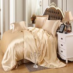 Solid 4 Piece Duvet Cover Sets