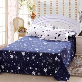 Meteor Bedsheet Pillowcases Duvet Cover(White)