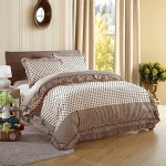 Fashion Life,High-end Full Cotton Reactive Printing Stripe Contemporary Bedding Set 4PC, FULL/Queen Size