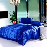 Stripe Faux Silk 4 Piece Duvet Cover Sets