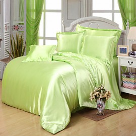 Solid 4 Piece Duvet Cover Sets