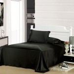 Solid Faux Silk 4 Piece Duvet Cover Sets