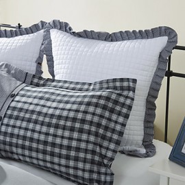 Plaid Cotton Duvet Cover Sets